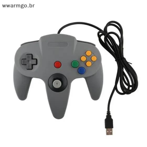 WWARM Gaming Joypad Joystick USB Gamepad Para Cubo De Jogo N64 64 PC