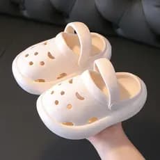 | slippers | ♬Meninas chinelos crianças buraco sapatos EVA antiderrapante sola macia leve menino sandálias do bebê chine