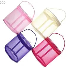 [alb] Bolsa De Crochê Redonda De Fio De Tricô , Suporte Para Bola , Organizadora br