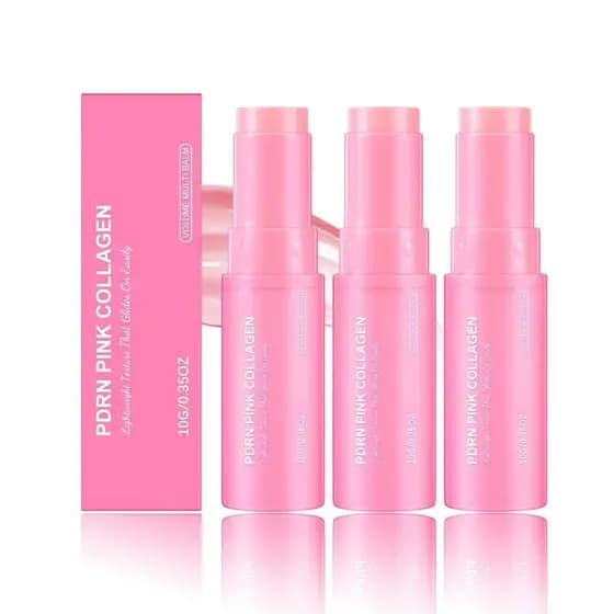 Creme Hidratante Multi-Efeito com Colágeno Rosa PDRN, Bastão Hidratante Anti-Rugas Multi-Efeito, Cuidado Diário Intensiv