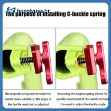 Clipe De Dobradiça De Bicicleta Dobrável Atualizado Spring C Bule Acessório Durável E Aprimorado Para Pequena DIY Reparo