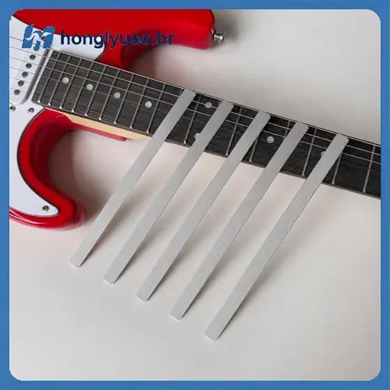 Kit De Ferramentas De Nivelamento De Feixe De Traste De Guitarra , 6 Peças , Suprimentos De Reparo Luthier , Lixa De Grã