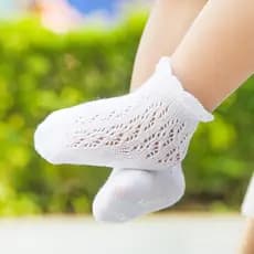Meias de verão para bebês de 1 ano