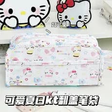 | 【pencil case】 | ✲Inverno gatinho gato dor saco lápis caso estudante bonito ins alto valor dos desenhos animados grande