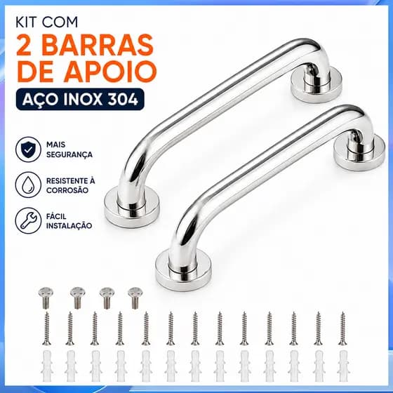 Apoio de braço antiderrapante para banheiro em aço inoxidável 304, barreira de banho Vertical Horizontal de dupla utiliz