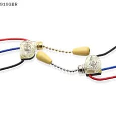 Kit De Interruptor De Ventilador De Teto 3 Velocidades 3 Fios Fio Com Corda Para Acessórios DIY BR