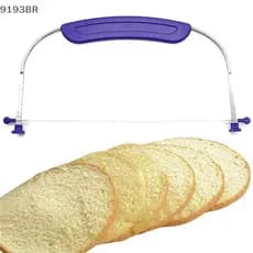 Fatiador De Pão Ajustável , Aço Inoxidável , Cortador De Bolo , Acessórios De Cozinha , Linha Única , Camada Pastelaria