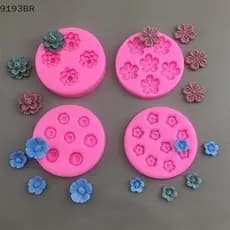1Pc Flor De Cerejeira Pêssego Molde De Silicone DIY Decorações Do Bolo Mousse Chocolate Bandeja De Gelo Cozinha Coziment