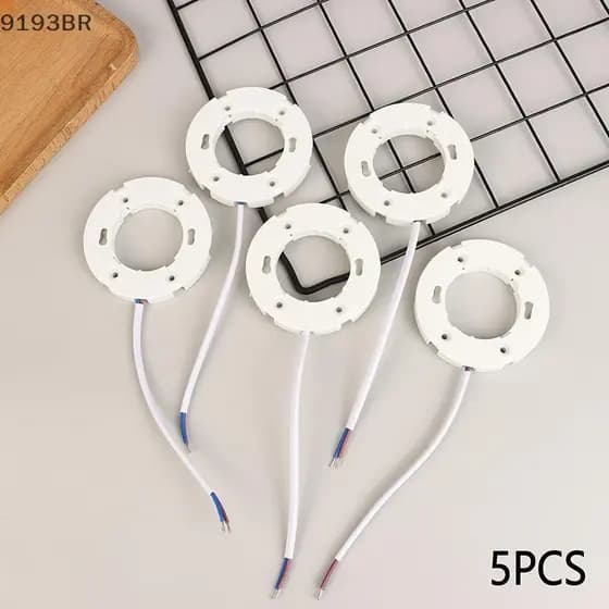5pc GX53 Base De Montagem Para Lâmpadas GX53 Voar Leva LED E CFL GX53 Da Lâmpada Teto Suporte Parede BR
