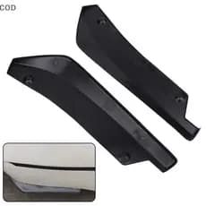 [lxfb] 1 Par De Winglets De Fibra De Carbono Extensão De Saia Lateral Universal Carro Dianteiro Traseiro Pára-Choque Tir