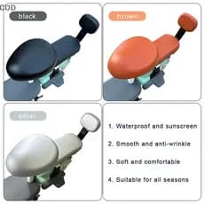 [lxfb] Capa De Assento De Bicicleta Elétrica PU Bateria Universal Para De Carro Proteção Solar Respirável Soft E Confort