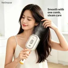 Pente De Massagem Elétrico Para Couro Cabeludo , Escova De Cabelo Estimulante Portátil Anti-frizz Cuidados Diários Com O