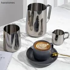 Jarras De Leite Com Escala A Laser , 150/250/350/600ml , Aço Inoxidável , Retrô , Artesanato , Espuma , Caneca De Café