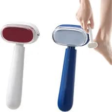 Raspador de pés de dupla face para remoção de calos, lixa de pés azul de dupla face em formato de arco para remover pele
