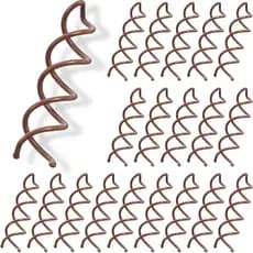 20 Peças de Grampos de Cabelo em Espiral, Grampos de Cabelo Torcidos para Coques, Grampos de Cabelo em Espiral de Liga c