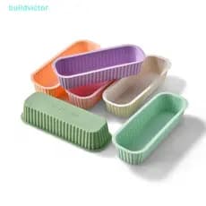 1 Pçs Silicone Retangular Bolo Molde DIY Cubo De Gelo Bandeja Pão Pan Torrada Panqueca Moldes Ferramentas De Cozimento