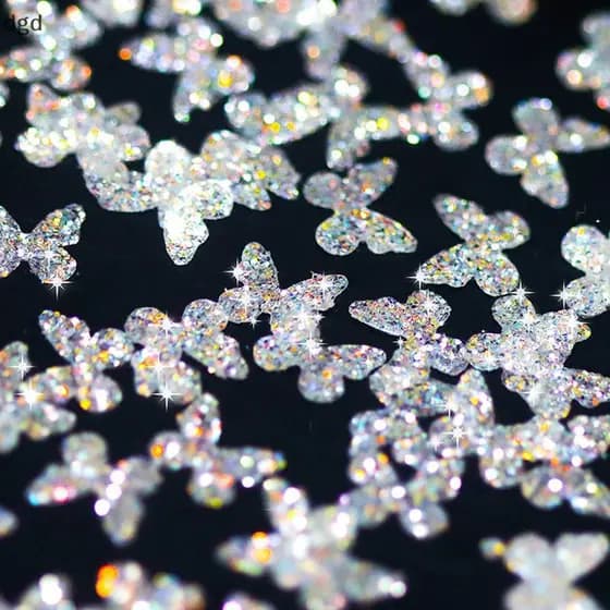 [DGD] Mini Estrela Brilhante Glitter Para Unhas Pentagrama Decoração De Design De Salão De Beleza Acessórios Fofos Faça