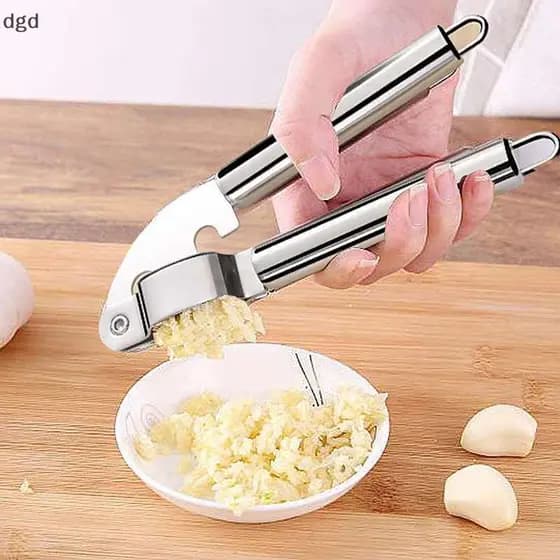 [DGD] Triturador De Alho Removível Em Aço Inoxidável , Cozinha , Legumes , Gengibre , Espremedor , Ferramentas Portáteis