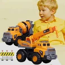 Veículo De Simulação 1 Peça Grande Misturador De Concreto Tru Brinquedo Carro De Cidade Realista Para Crianças Presente