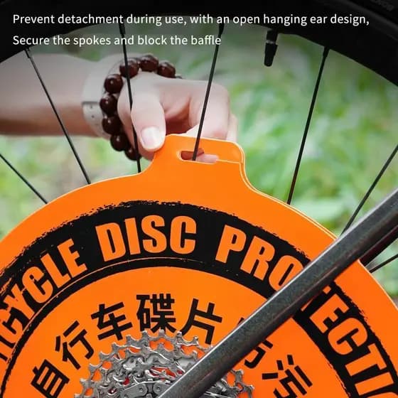 Capa De Lavagem De Bicicleta , Proteção De Freio A Disco , Placa À Prova De Óleo Para Manutenção E Limpeza Evita Ruído D
