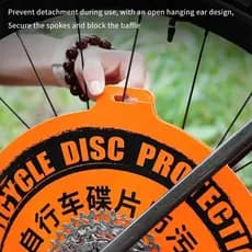 Capa De Lavagem De Bicicleta , Proteção De Freio A Disco , Placa À Prova De Óleo Para Manutenção E Limpeza Evita Ruído D