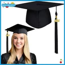 Boné De Formatura EASYC 2026 Com Borla-Personalizável Para Ensino Médio E Solteiro BR