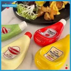 EASYC Creative Dipping Bowl : Ketchup , Mostarda , Maionese , Dijon BR
