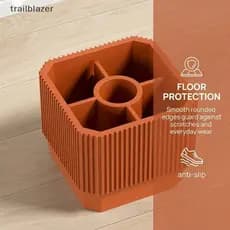 Risers De Móveis Redondos Antiderrapantes Extensores De Altura Protegem Pisos Melhoram O Armazenamento Do Espaço Para Ca