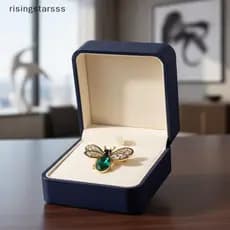 Broche De Abelha De Luxo Para Mulheres Esmalte Strass Cristal Animal sel Pino Moda Lapela Jóias Presentes De Negócios