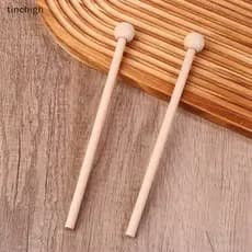 2 Pçs/1 Par De Madeira Percussão Martelo Tambor Sti Profissional Xilofone Marimba Mallet Drumstis Peças Comprimento 205M
