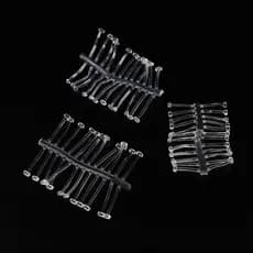 120 Unidades/5 Folhas De Equipamento De Cabelo Para Pesca De Carpa , Isca De , Rolhas De Cor Clara , Inserções De Fervur