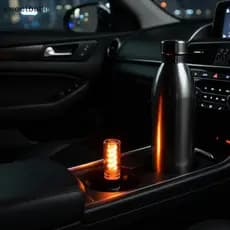 Carro USB LED Filamento Lâmpada Espiral 5V Regulável Estilo Retro Touch Night Light Para Decoração De Painel