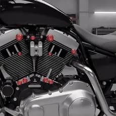 Tampa De Parafuso Do Motor Da Motocicleta Cobre Ajuste Universal Com Decorativo Roda Carro Atualização Melhora A Aparênc