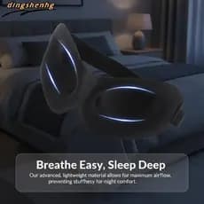 Máscara De Sono Ajustável 3D Respirável E Não Irritante Capa De Olho Para Descanso De Escritório Em Casa