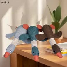 30cm Pet Mallard Du Cão Brinquedo Para Grandes Mastigadores Squeaky Ganso Quebra-Cabeça Brinquedos De Treinamento Bonito