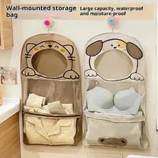 Saco De Armazenamento De Grande Capacidade Dos Desenhos Animados Dormitório Guarda-Roupa Sos Interior Pendurado À Prova