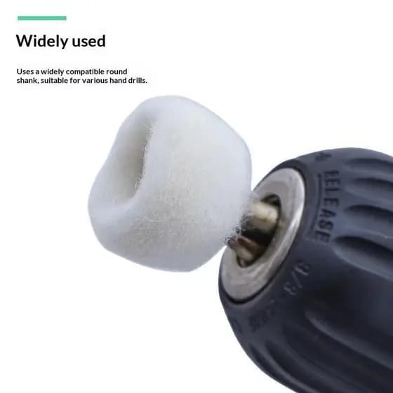 10 Pçs Mini Cabeça De Lixamento Disco Abrasivo Feltro 2.35/3mm Haste Rodas Polimento Metal Polonês Escova Broca Ferramen
