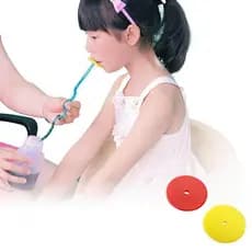 Blocos Labiais De Palha De Silicone Para Terapia De Fala Infantil , De Prática Flexíveis E Macios Rotina De Desenvolvime