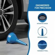 Funil De Combustível Universal Para Carro , Mãos Livres , Filtro Portátil À Prova De Vazamento , Ferramenta De Enchiment