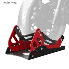 Universal Vertical Motocicleta Roda Dianteira Cho Suporte Para Reboque Seguro De Estacionamento Resistente Fácil De Inst