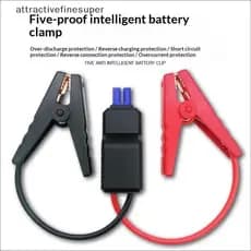 1 Peça 650A 12V Conexão Anti Reversa Clipe De Cabo De Ligação De Emergência Com Conector De Plugue EC5 Impulsionador De