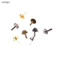 20 Pçs Saco De Metal Acessórios Pés Rebites Pinos Perfurados Para Bolsa Couro DIY Artesanato Bagagem De Ferragem