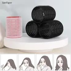Conjunto De Rolo De Cabelo 3 Pçs Auto Aperto Modelador Sem Calor Tamanho Diferente-Adesivo Curling Ferramenta De Estilo