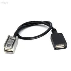 (miqin31) Adaptador De Cabo USB AUX 2008 Em Diante Para CIVIC JAZZ/CR-V ACCORD Z 09-13 MP3 Novo