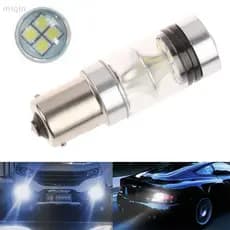 (miqin31) Branco P21W BA15s 1156 LED Canbus Baup Luz De Ré Lâmpada Reversa Nova