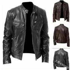 Southern inverno botões quentes moda dominadora motocicleta masculina Multi-bolso jaqueta do plutônio gola alta zíper Ca