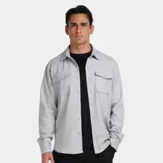 Jaqueta Cargo masculina de algodão puro transfronteiriça primavera outono americana solta jaqueta Casual camisa de manga