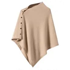 2026 novo estilo grande xale feminino primavera outono moda All-Match fivela Diagonal solta High-End xale manto malhas f