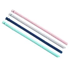 Canudo de silicone, canudo reto colorido e ecológico para chá com leite, canudo dobrável para crianças, canudo OF8H
