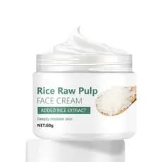 Creme Hidratante com Ceramidas de Arroz Grospe - 1,7oz Creme de Arroz com Ceramidas Naturais, Hidratação Profunda e Repa